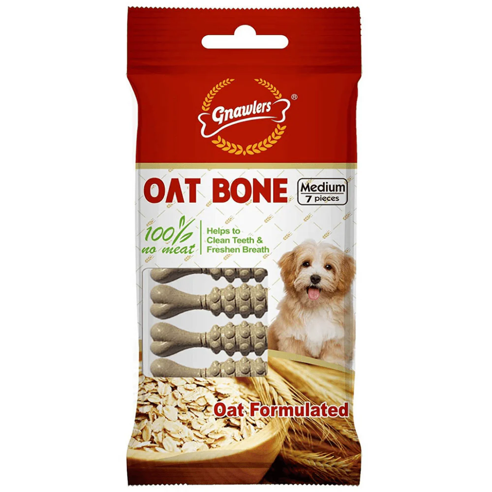 Gnawlers Oat Bone Dog Treats - Runbopad