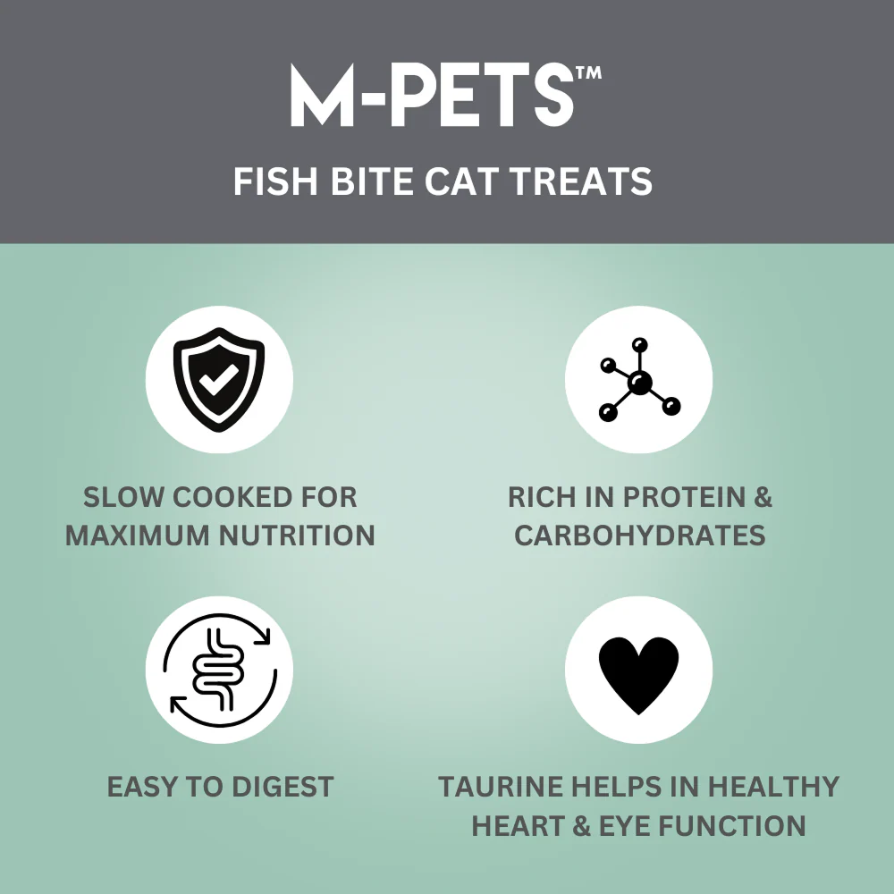 M PETS Fish Bite Treats for Cats - Runbopad