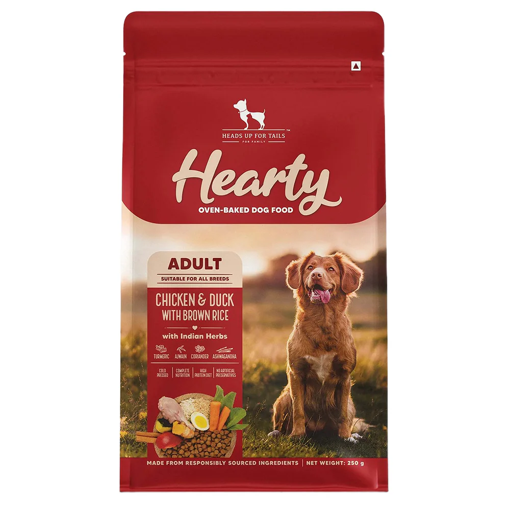 HUFT Hearty Oven Baked Chicken & Duck with Brown Rice Adult Dog Dry Food - Runbopad