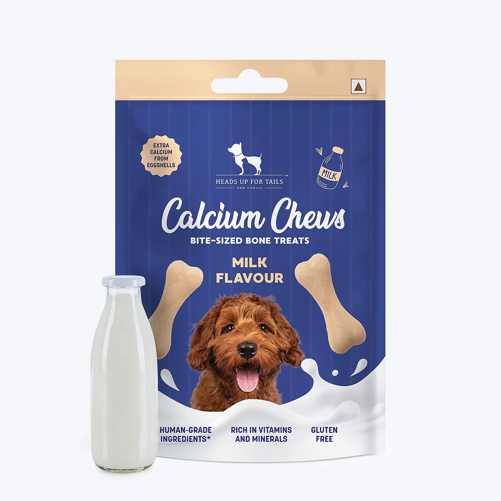 HUFT Gluten Free Bite Sized Calcium Milk Bone Chew Dog Treats - Runbopad
