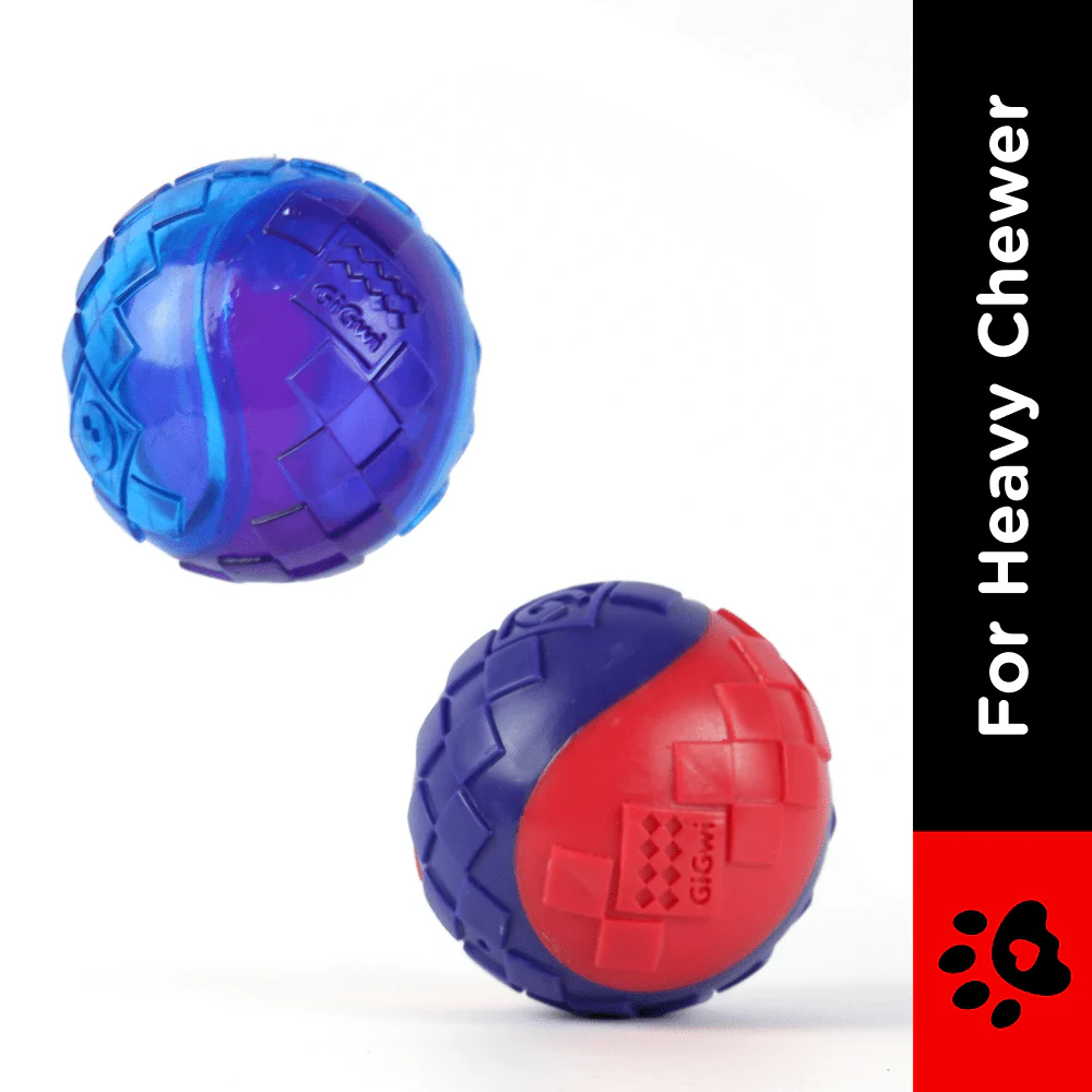GiGwi Ball Squeaker Toy for Dogs (Pack of 2) - Runbopad
