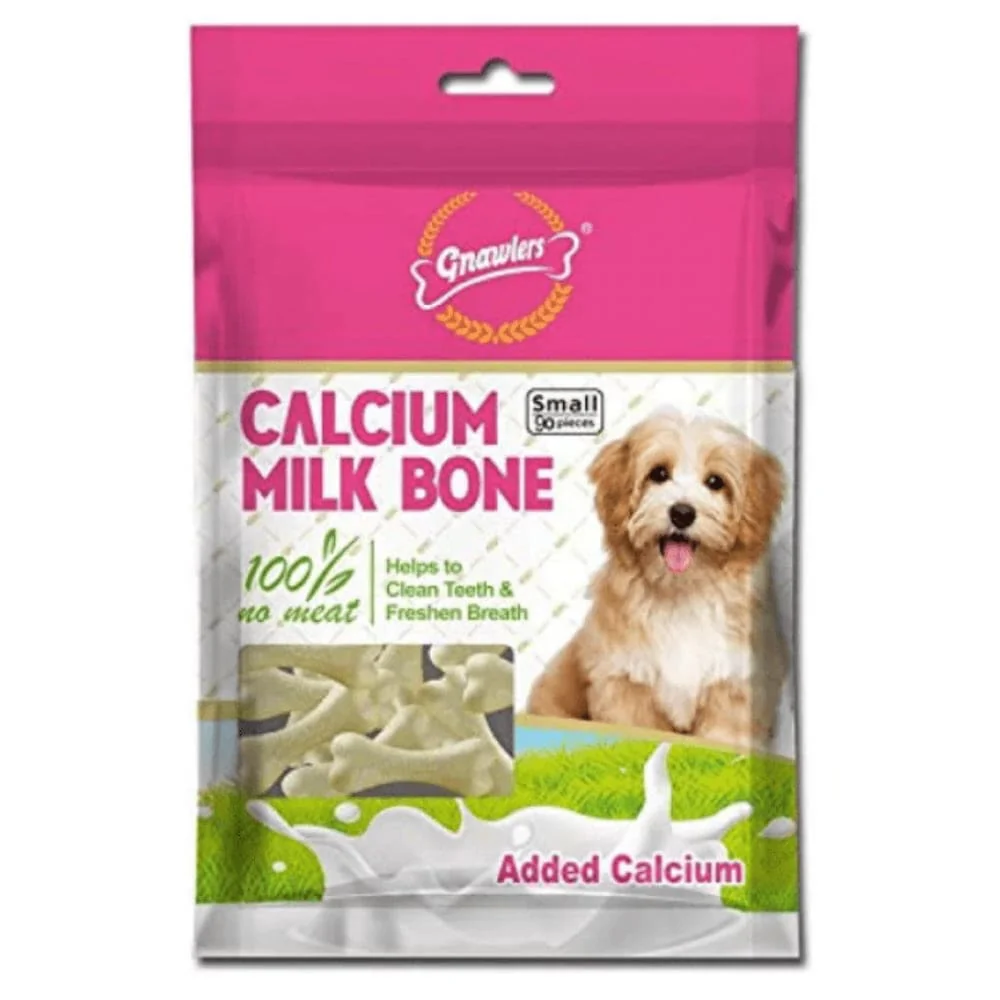 Gnawlers Calcium Milk Bone and Henlo Chicken Pops Dog Treats Combo - Runbopad
