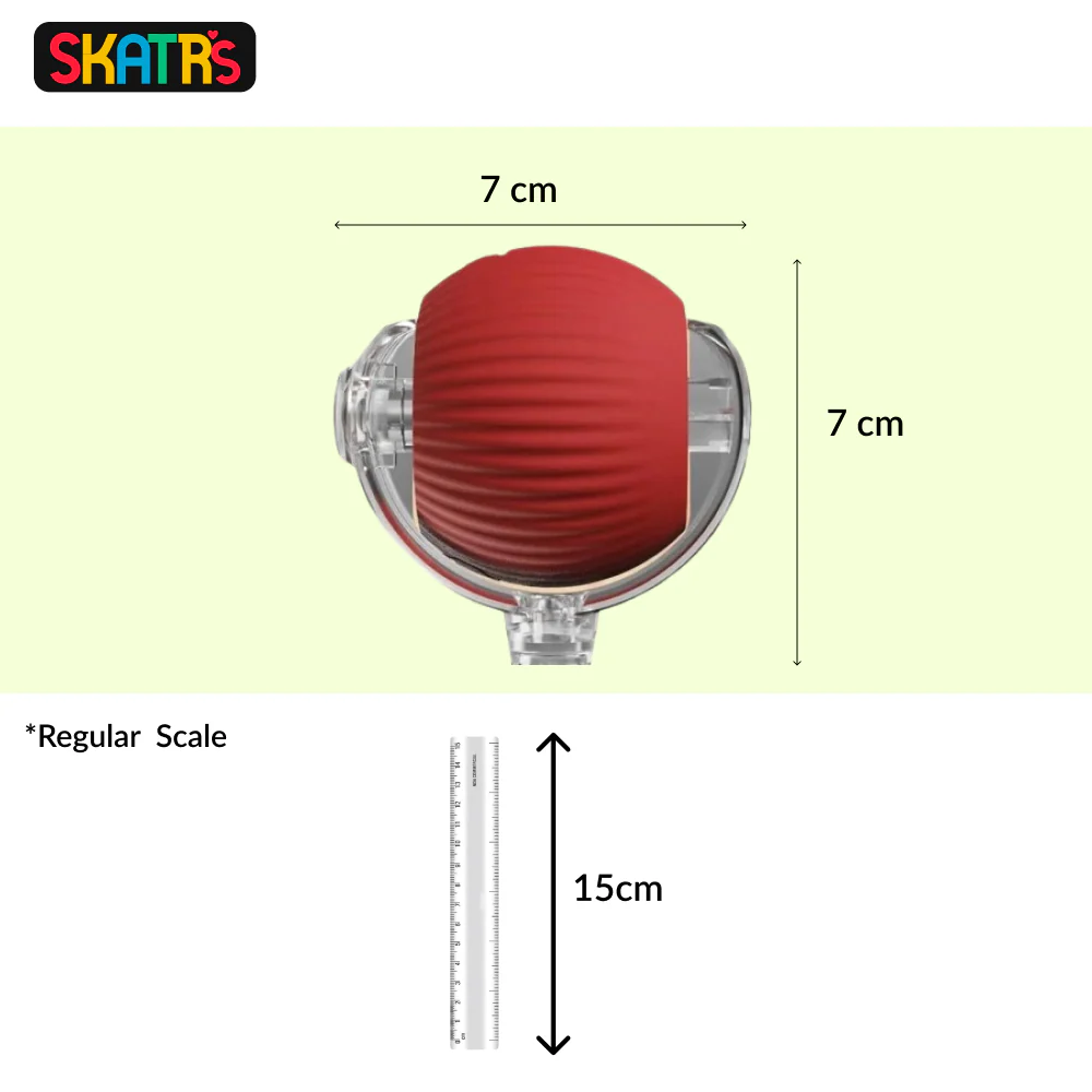Skatrs Running Ball with String Toy for Cats (Red) - Runbopad