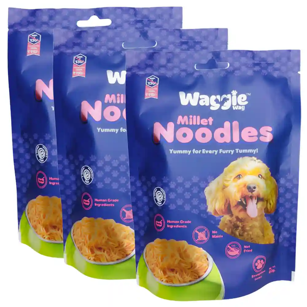 Waggie Wag Fish Millet Noodles for Dogs - Runbopad