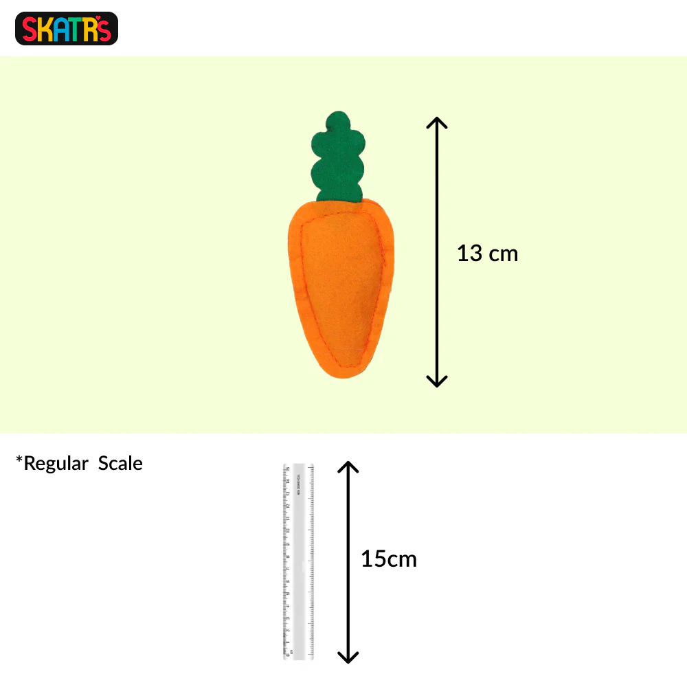Skatrs Carrie Carrot Catnip Toy for Cats - Runbopad