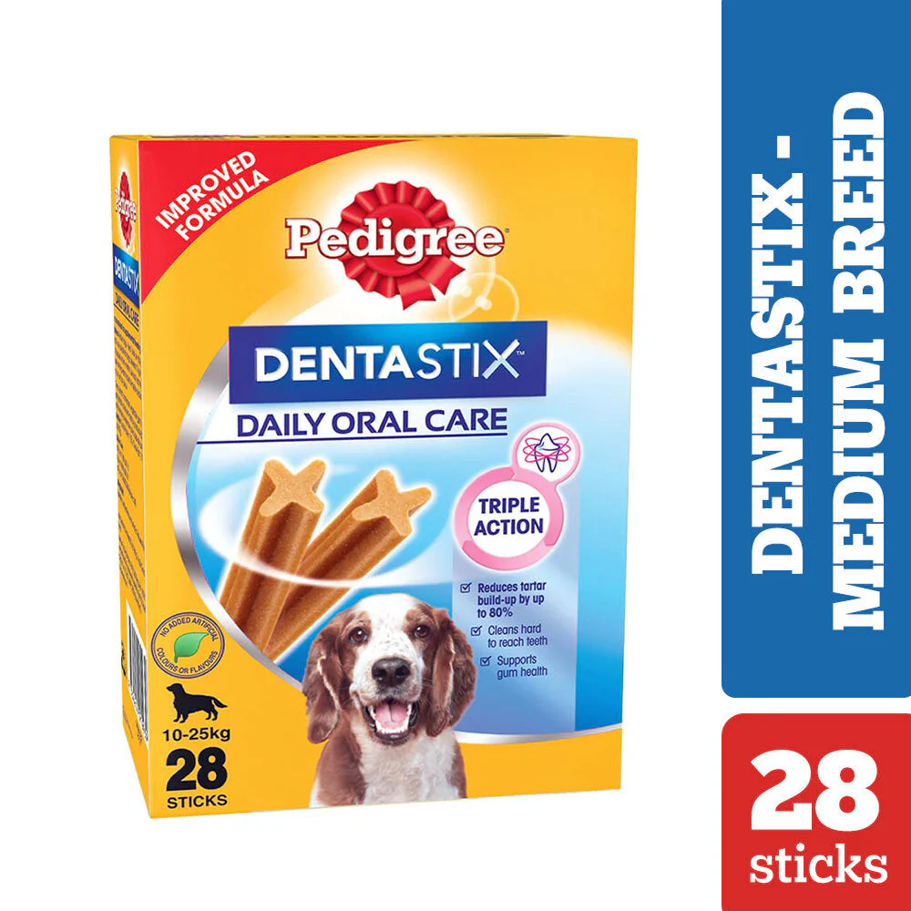Pedigree Dentastix Oral Care for Adult (Medium Breed of 10 to 25 kg) Dog Treats - Runbopad