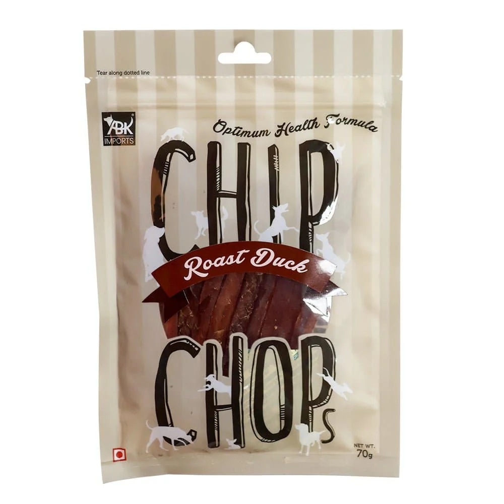 Chip Chops Roast Duck Strips Dog Treats - Runbopad