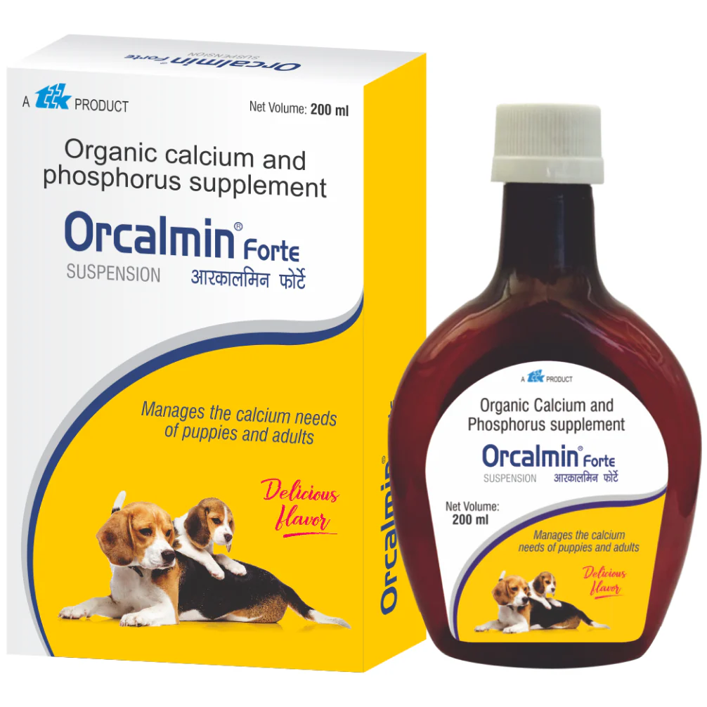 Ttk Orcalmin Forte Organic Calcium Suspension for Dogs - Runbopad