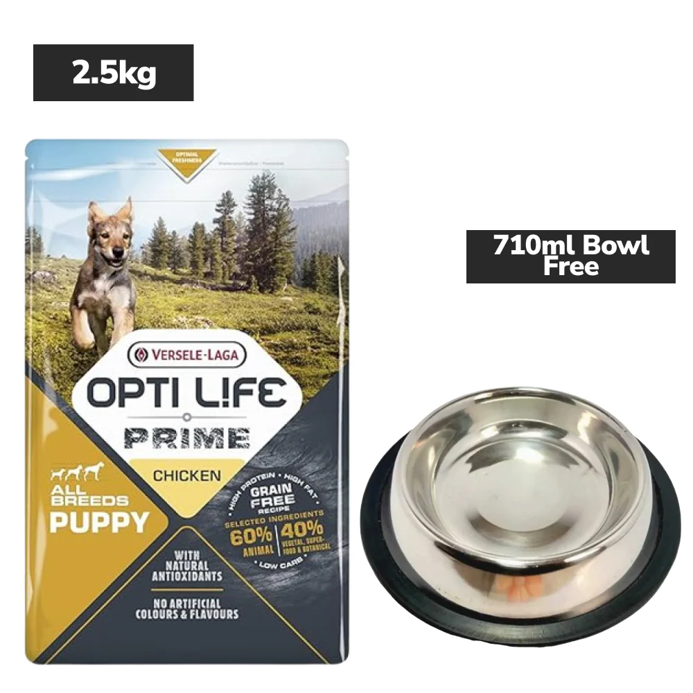 Versele Laga Opti Life Prime Chicken Puppy Dog Dry Food - Runbopad