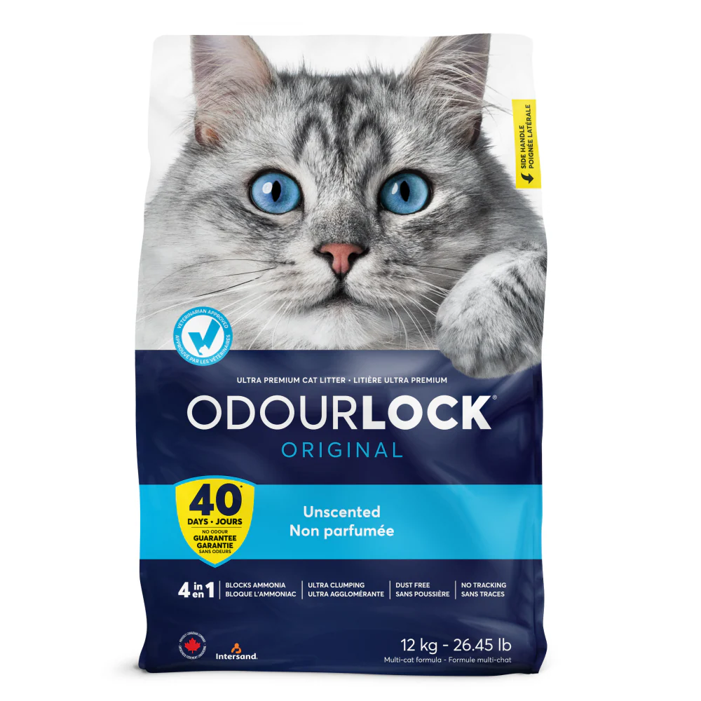 Intersand Unscented Odour Lock Cat Litter - Runbopad