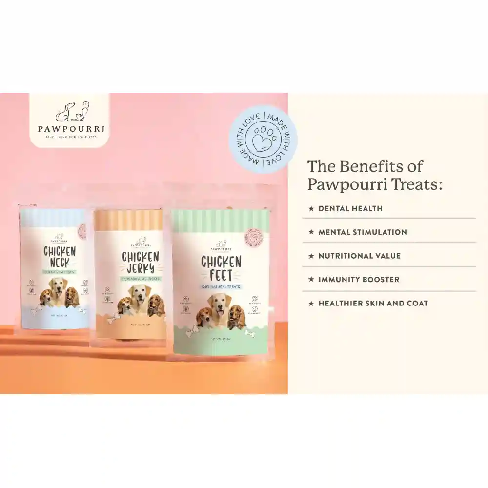 Pawpourri 100% Natural Lamb Lung Nuggets Dog Treat - Runbopad
