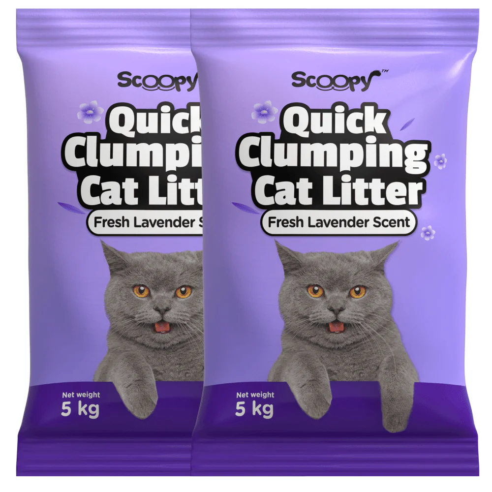 Scoopy Cat Litter | Lavender Scented | 100% Natural Indian Brown Sand - Runbopad
