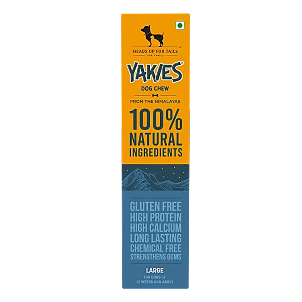 HUFT Yakies 100% Natural and Vegetarian Gluten Free Chew Bone for Dogs - Runbopad