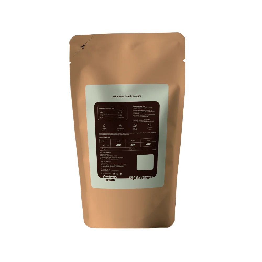 Absolut Pet High Protein Low Fat Chicken Jerky Treats for Dogs - Runbopad