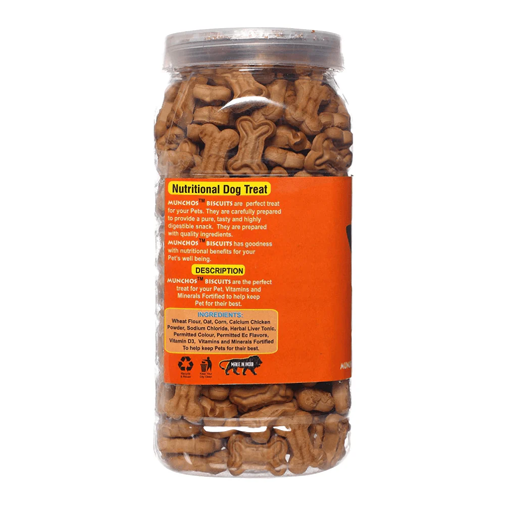Munchos Chicken Flavor Biscuit Dog Treats - Runbopad