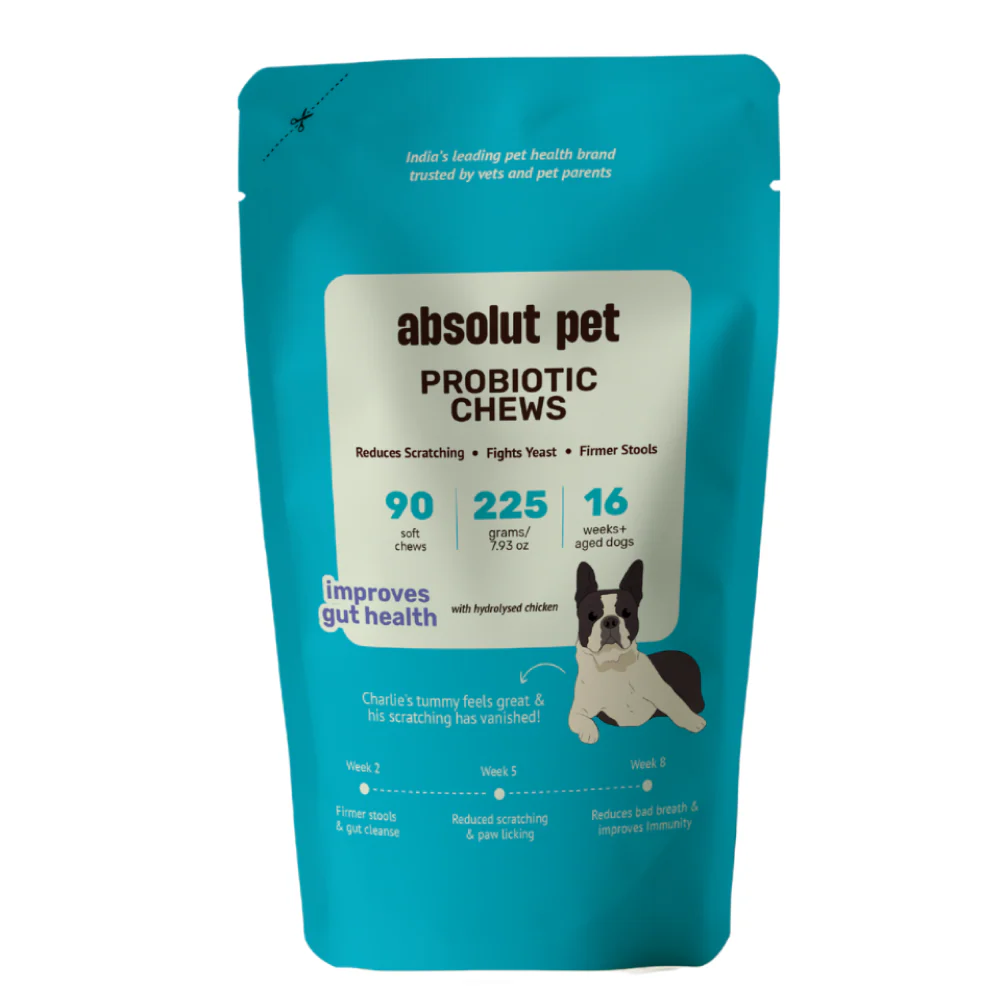Absolut Pet Probiotics Gut Health Dog Supplement - Runbopad