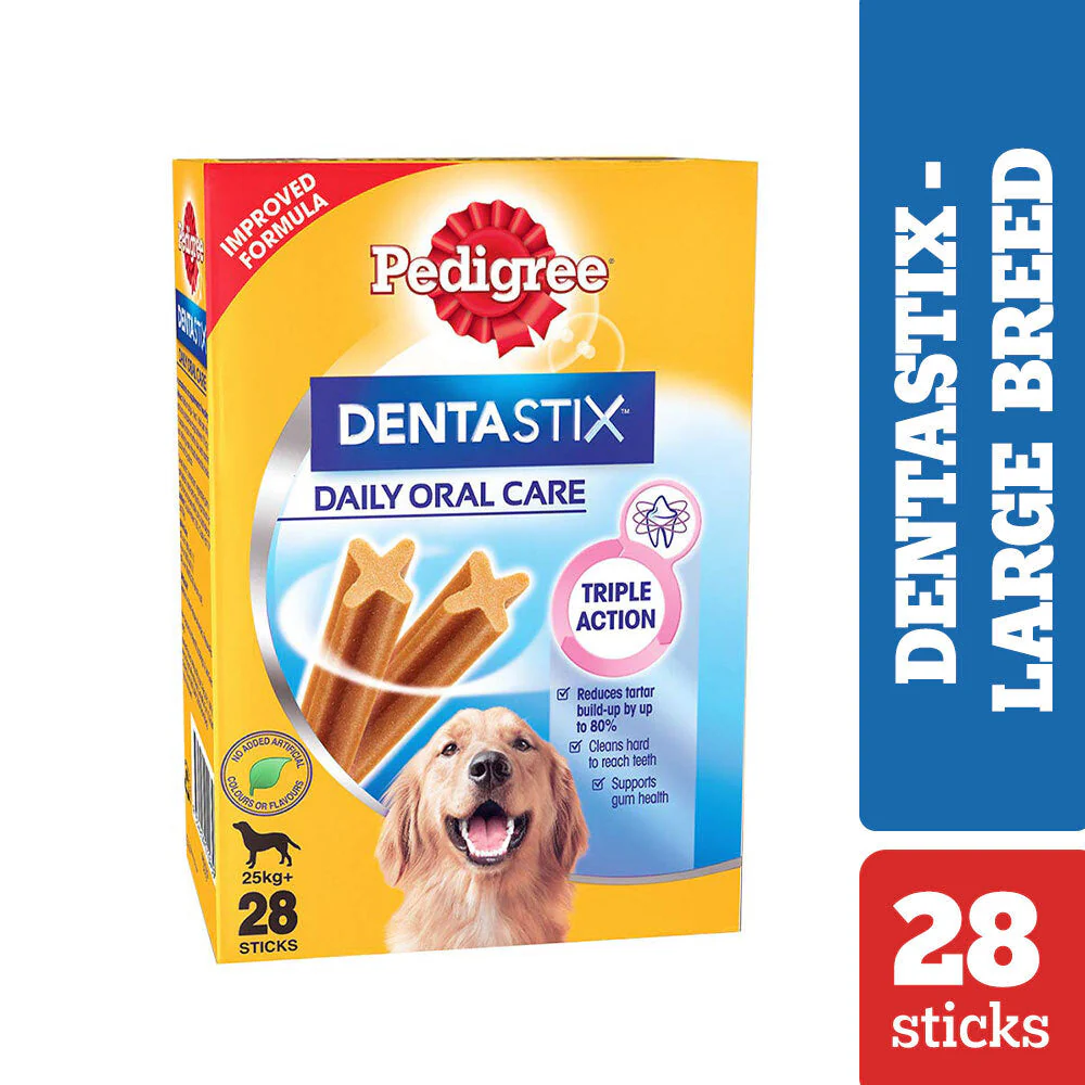 Pedigree Dentastix Oral Care for Adult (Large Breed of 25 kg+) Dog Treats - Runbopad