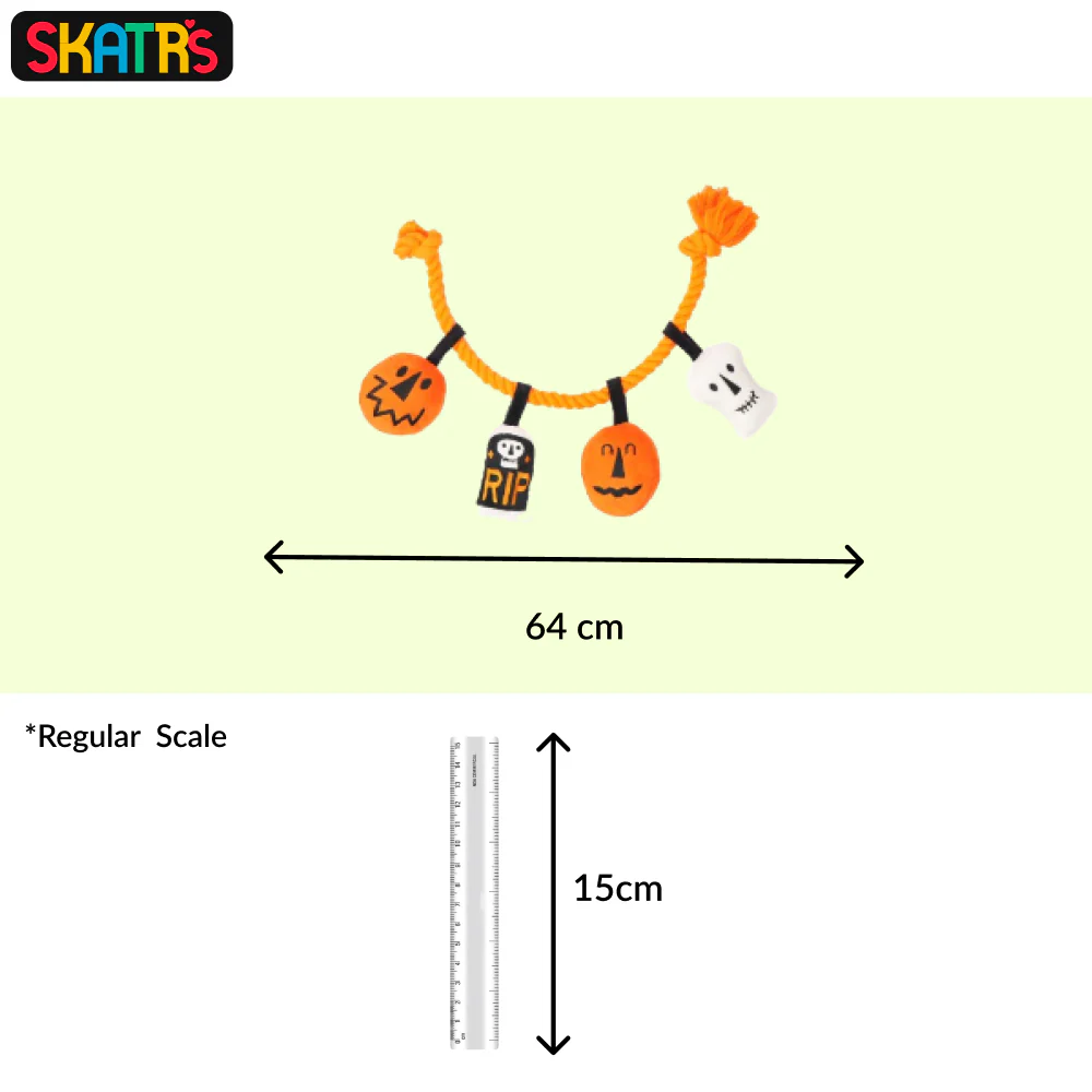 Skatrs Trick or Tug Rope Toy for Dogs and Cats - Runbopad