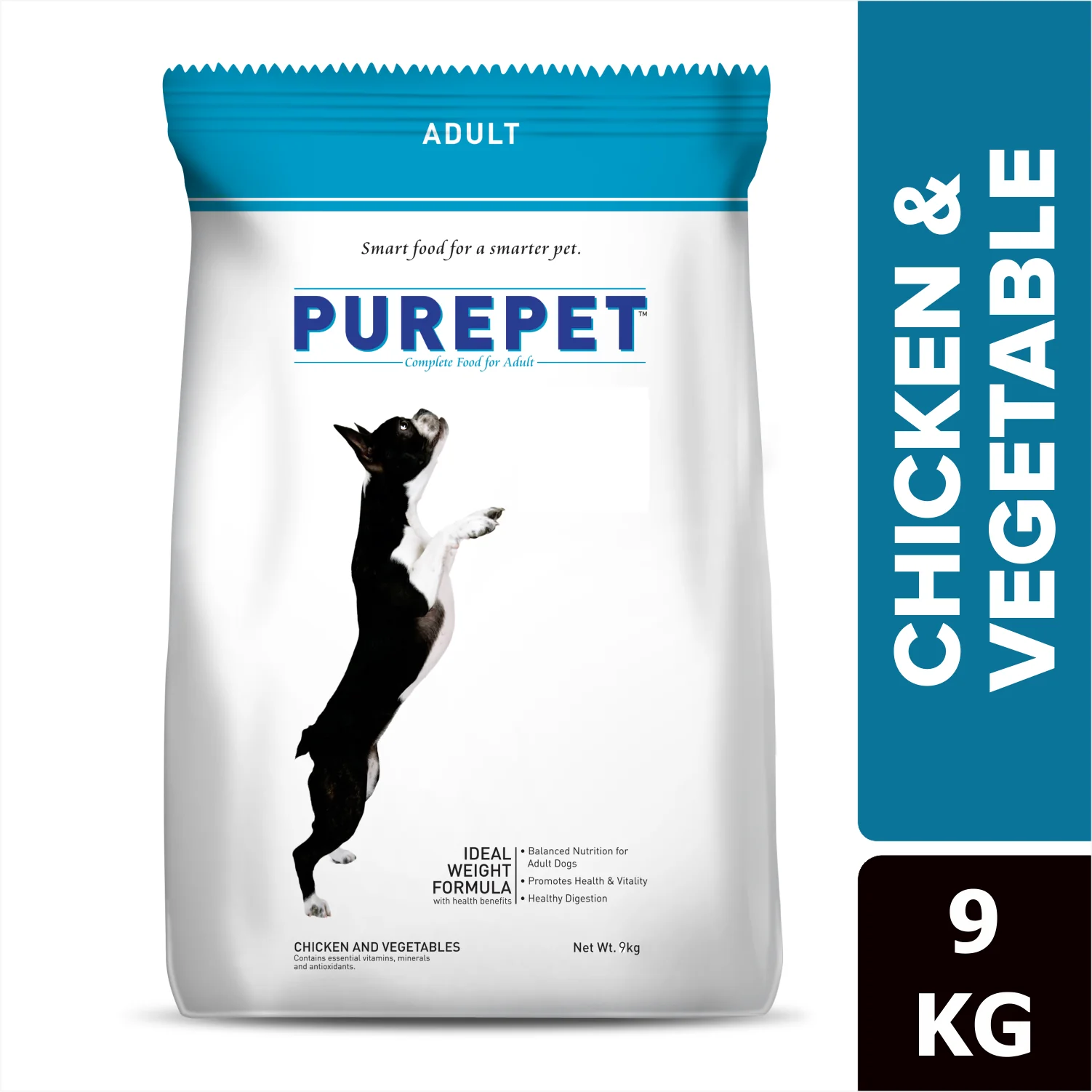 Purepet Chicken & Vegetable Adult Dog Dry Food - Runbopad