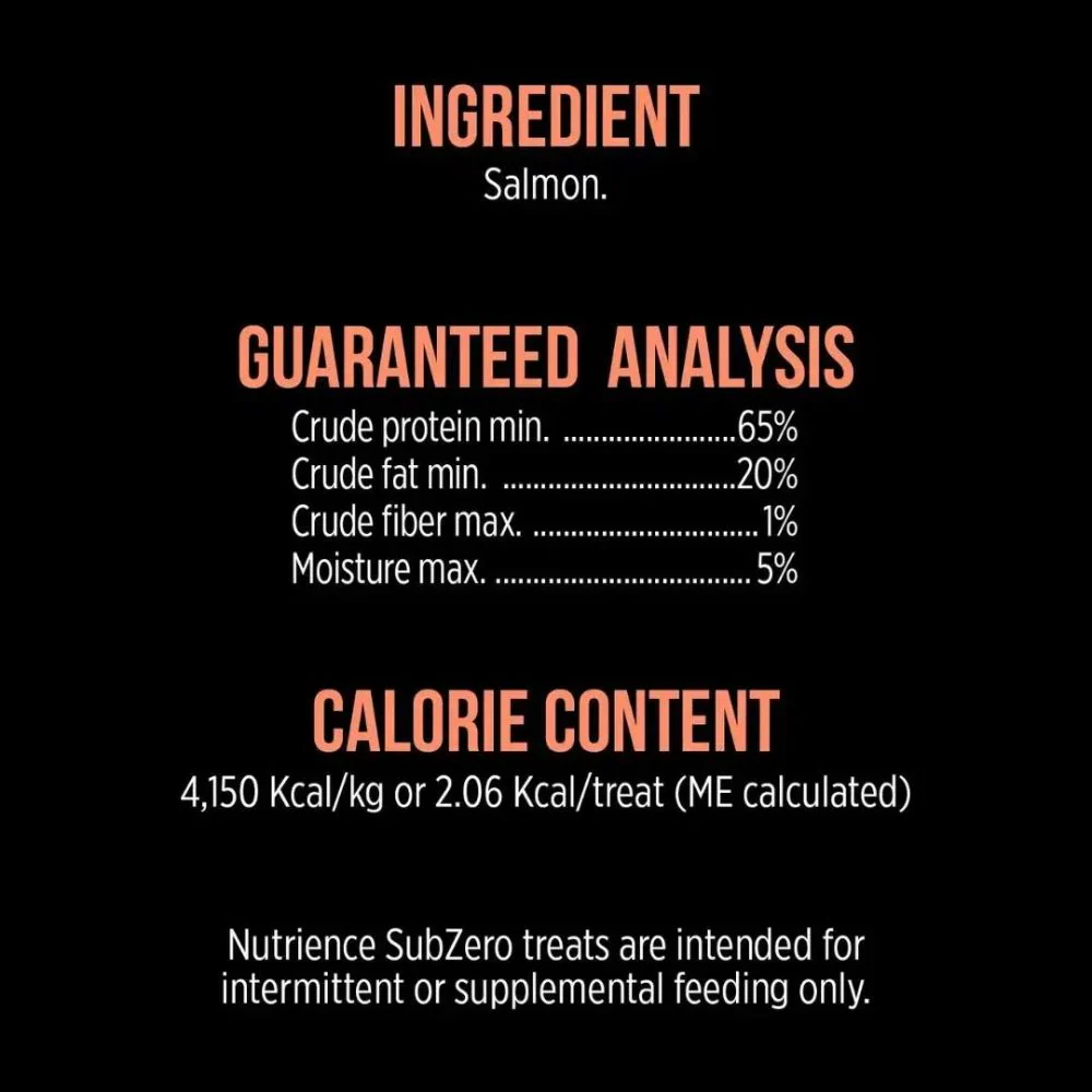 Nutrience Freeze Salmon Dried Cat Treats - Runbopad