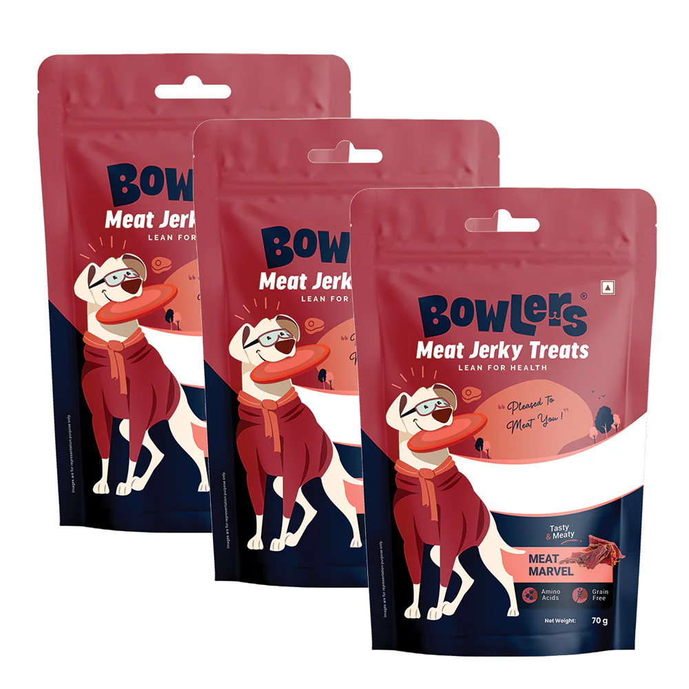 Bowlers Meat Jerky Dog Treats - Runbopad