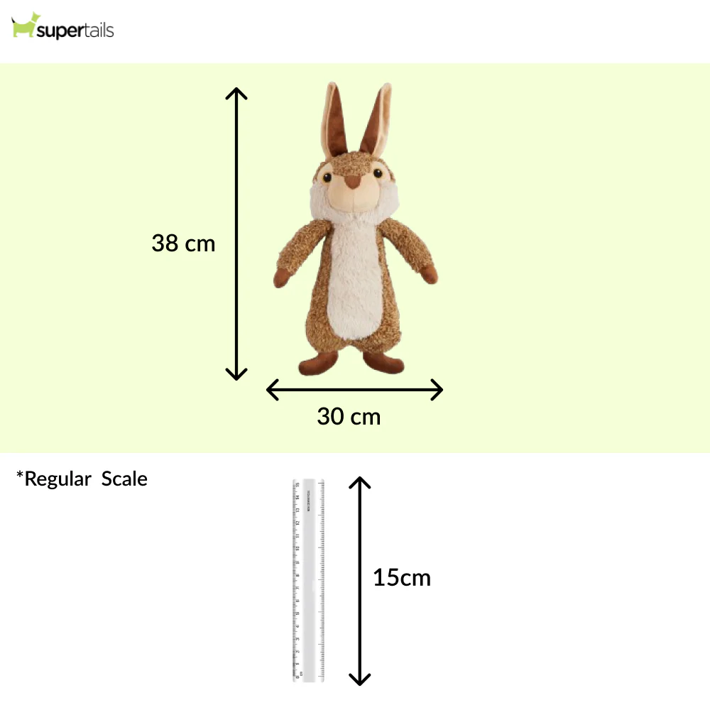 Barkbutler x Fofos Wildlife Rabbit Plush Toy for Dogs - Runbopad