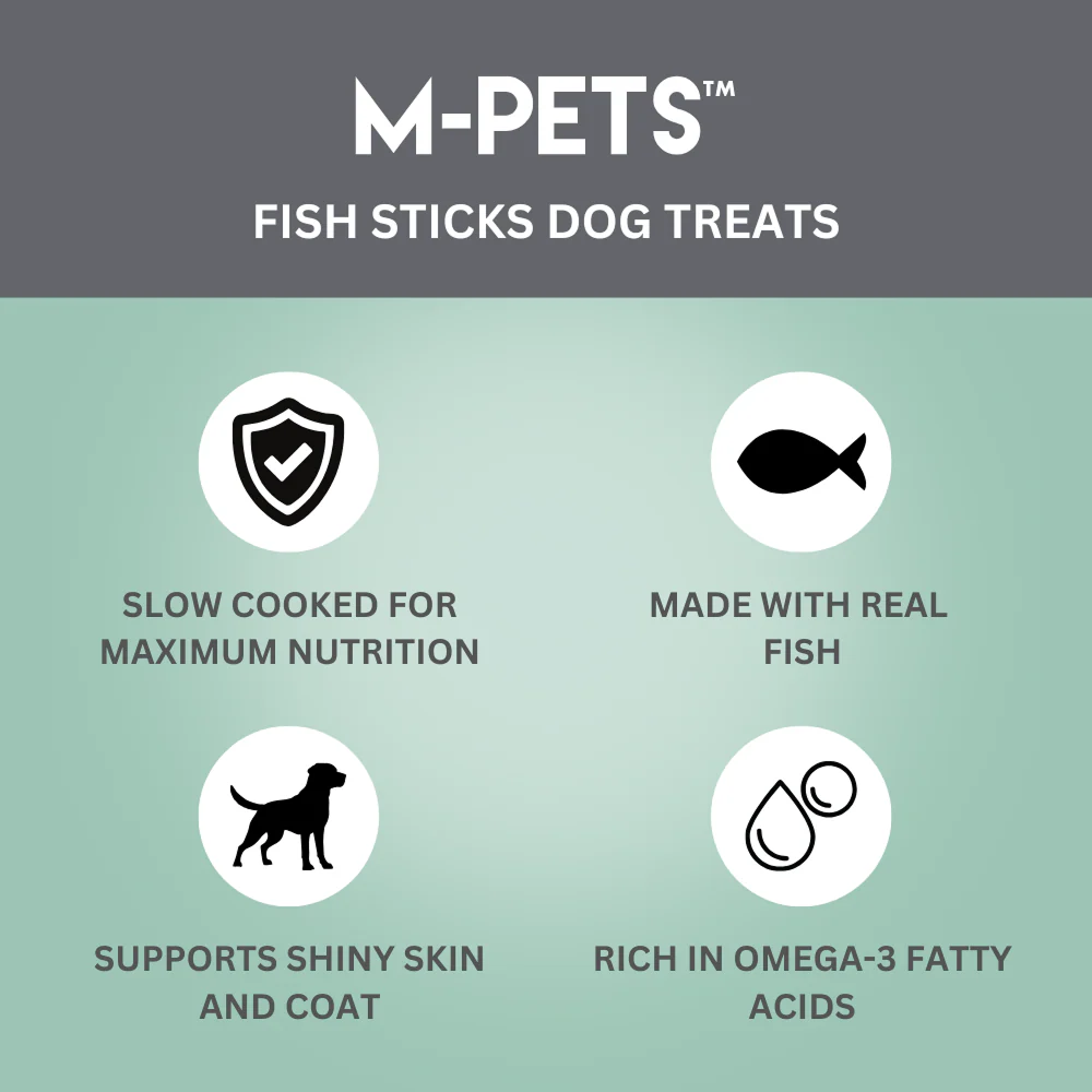 M PETS  Fish Sticks Treats for Dogs - Runbopad