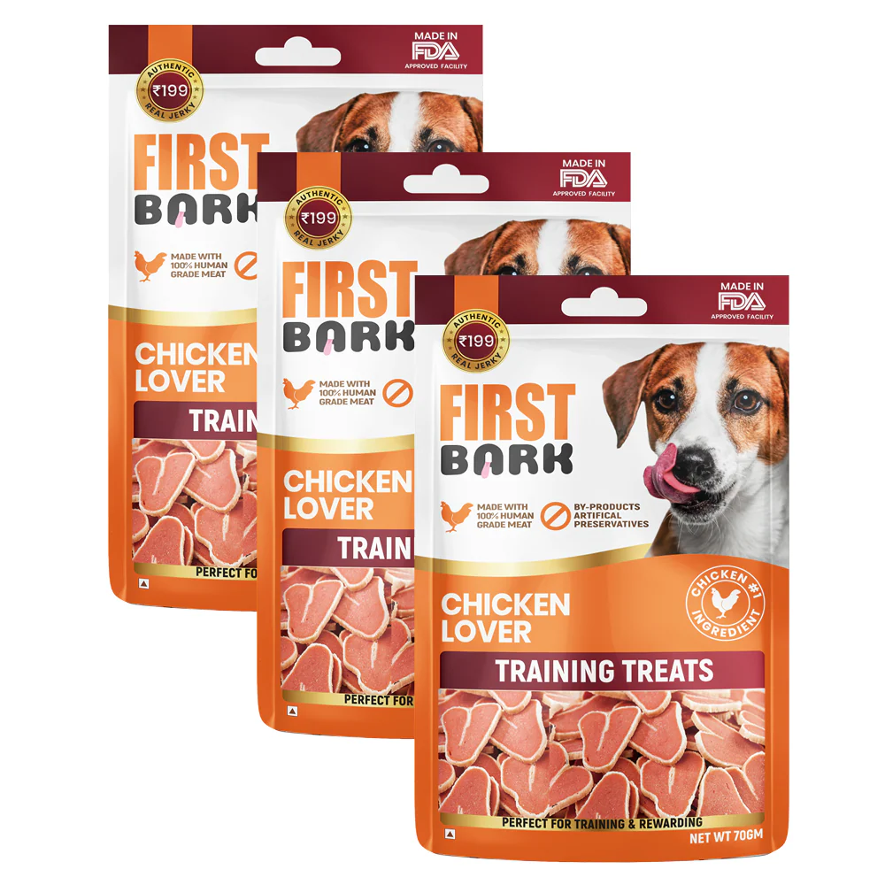 First Bark Chicken Lover Jerky Dog Treat - Runbopad