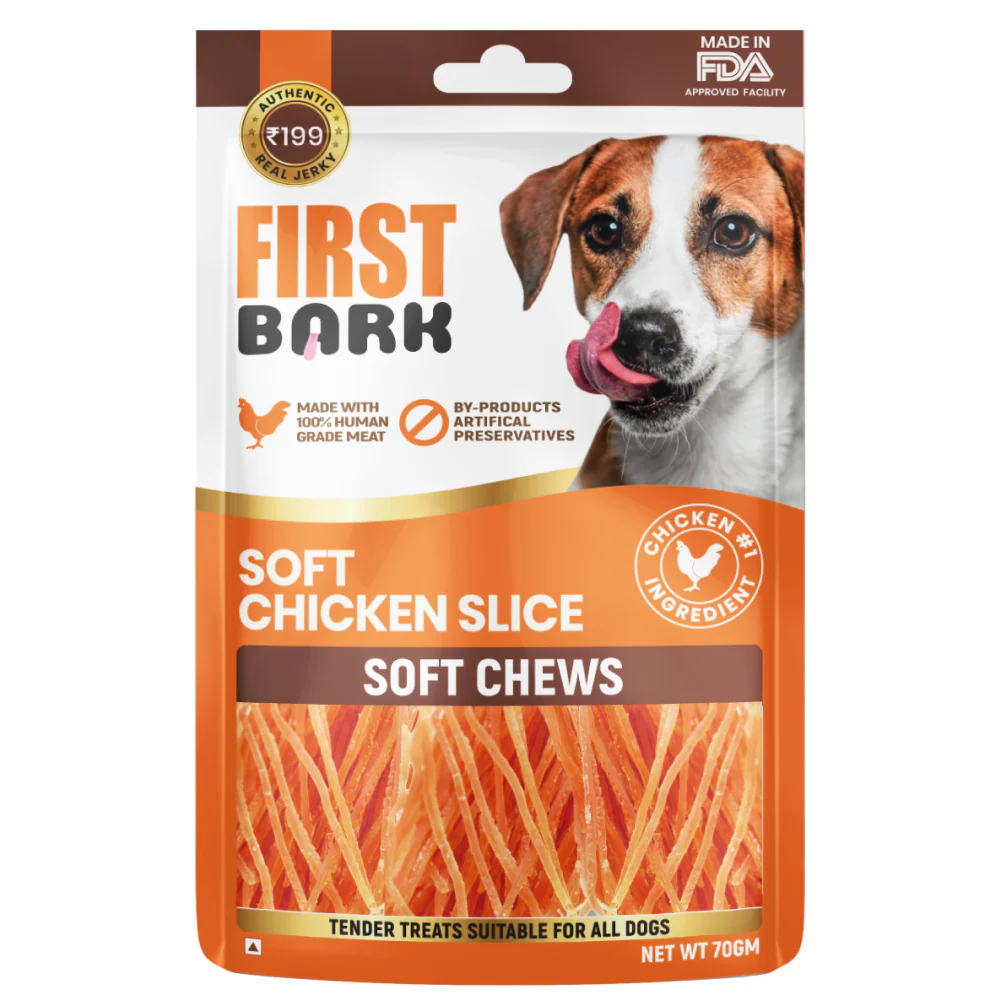 First Bark Soft Chicken Slice Jerky Dog Treat - Runbopad