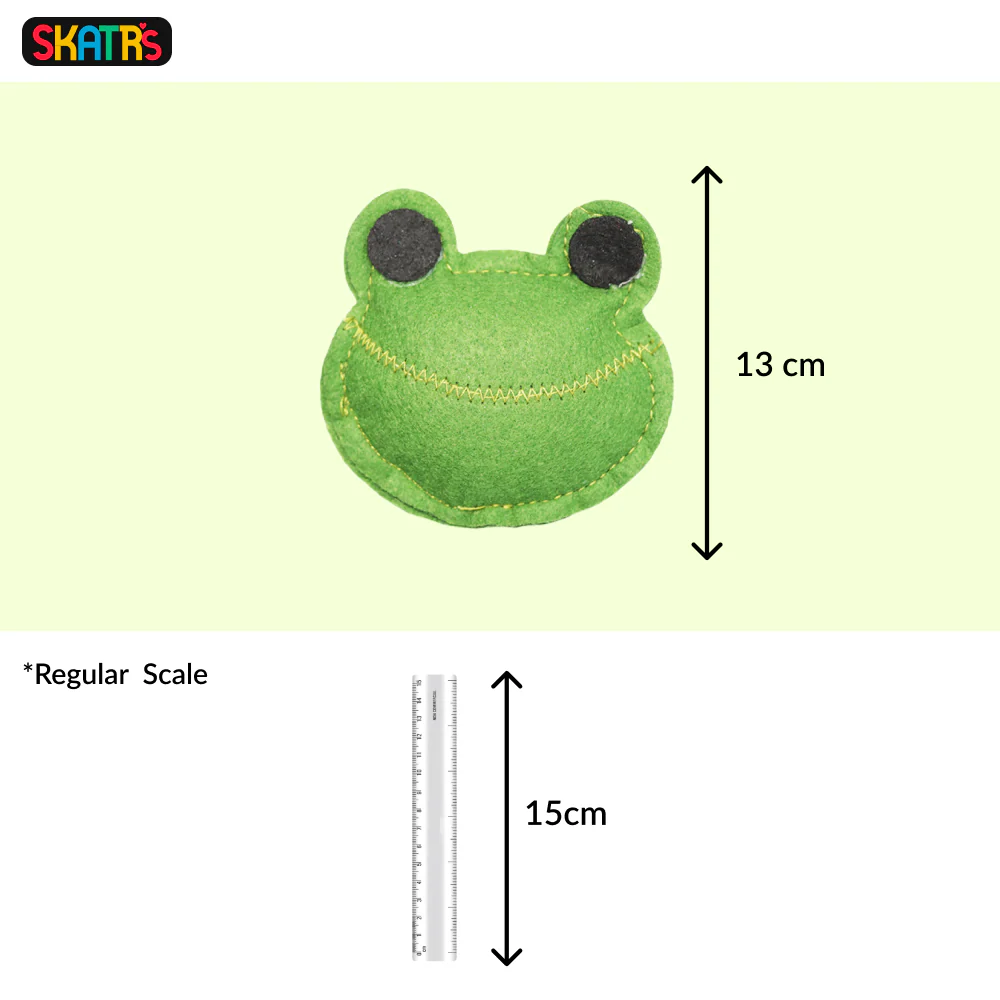 Skatrs Toadoo Frog Catnip Toy for Cats - Runbopad