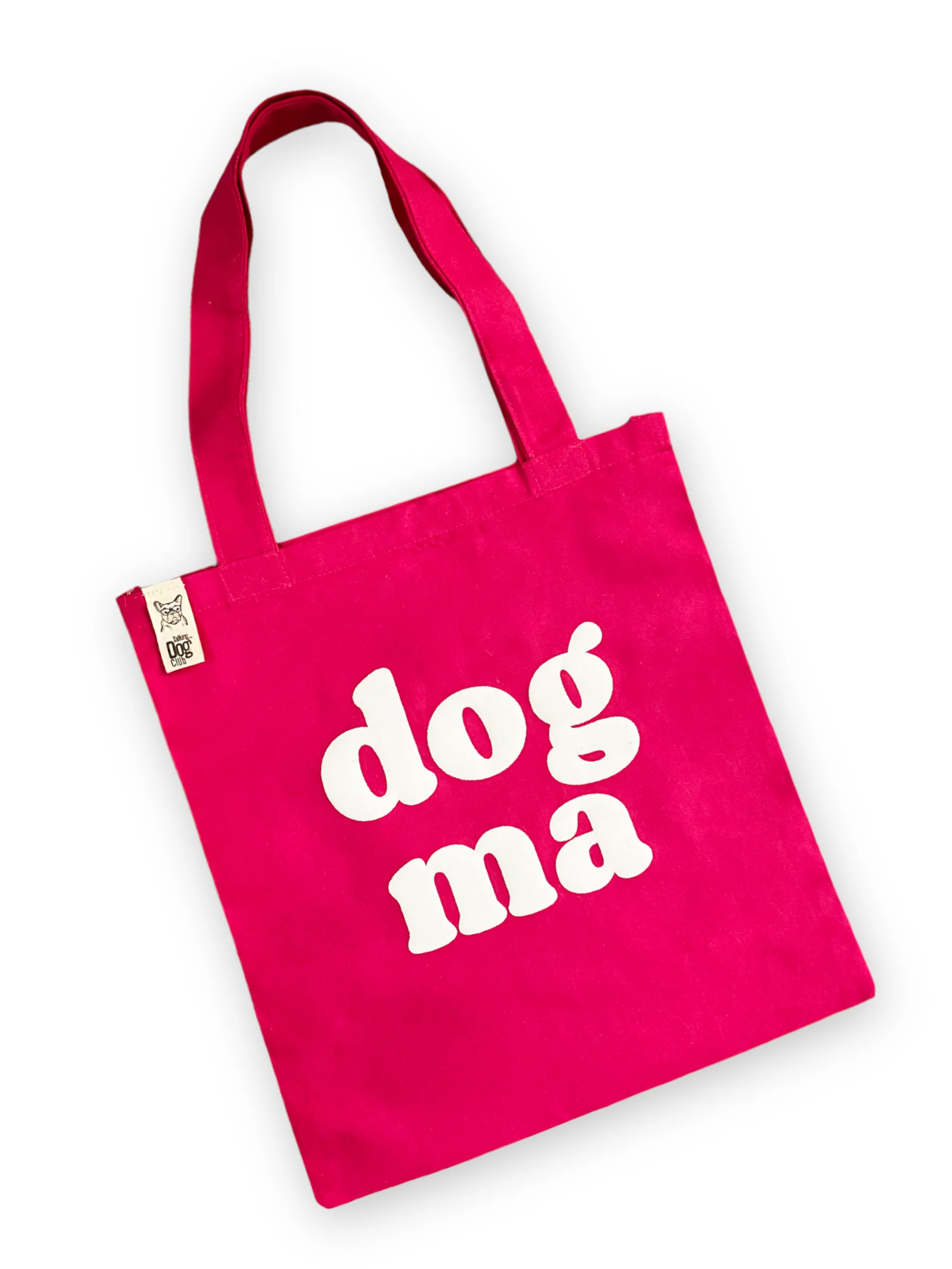 Talking Dog Club Dog Ma Carry All Tote Bag for Women (Pink) - Runbopad