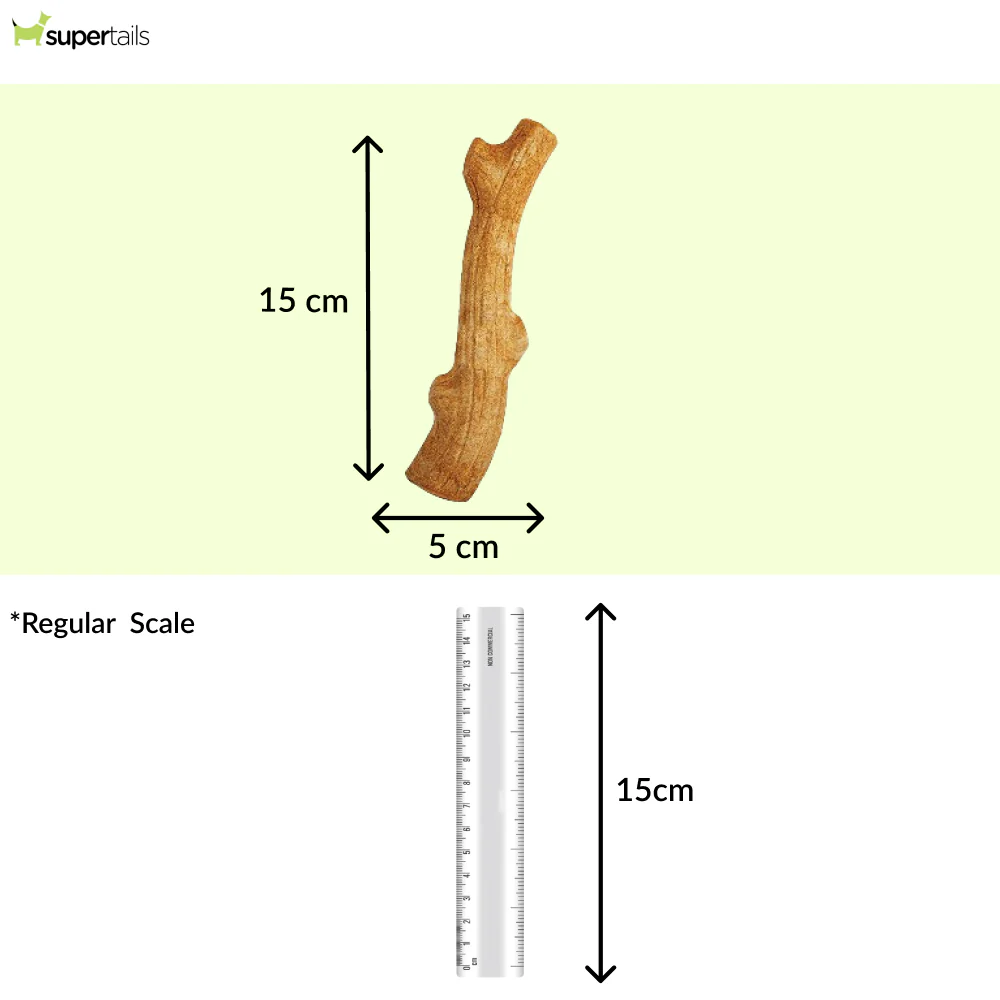 Petstages Super Dogwood Chew Toy for Dogs (Brown) - Runbopad