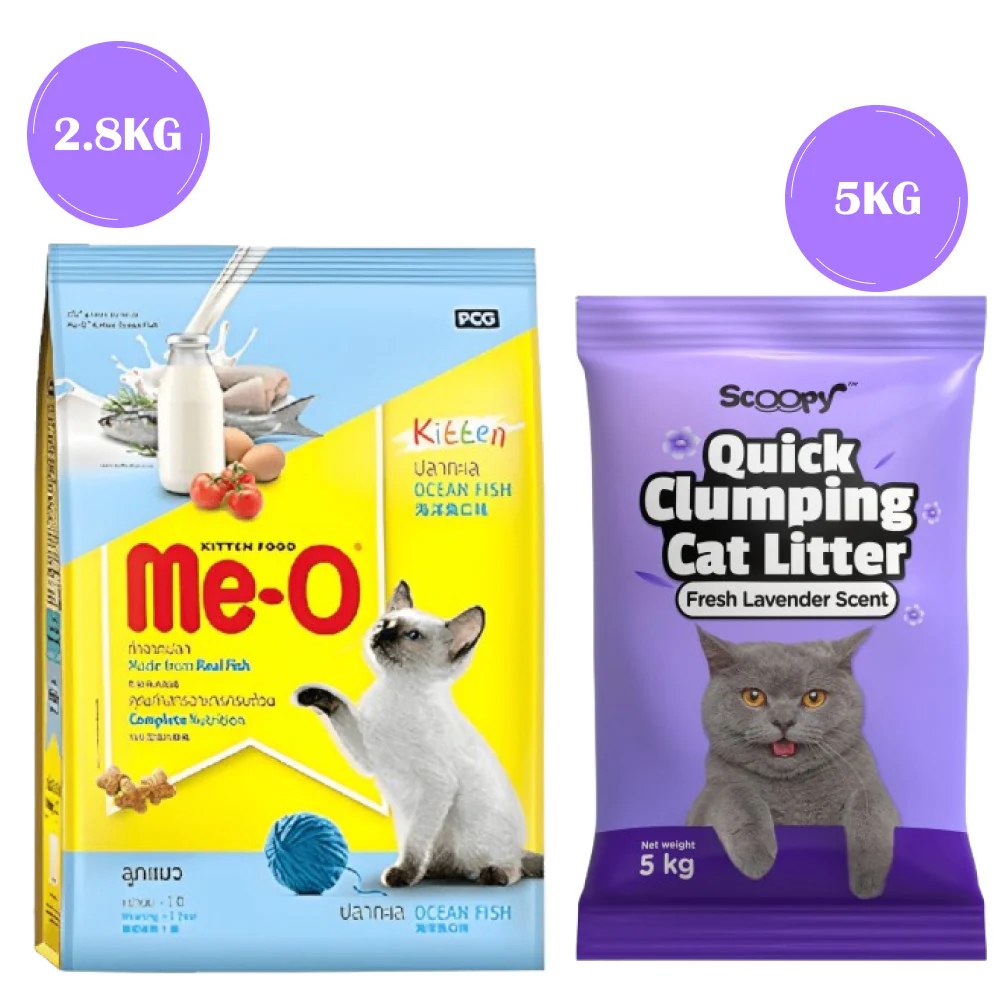 Me O Ocean Fish Kitten Cat Dry Food - Runbopad