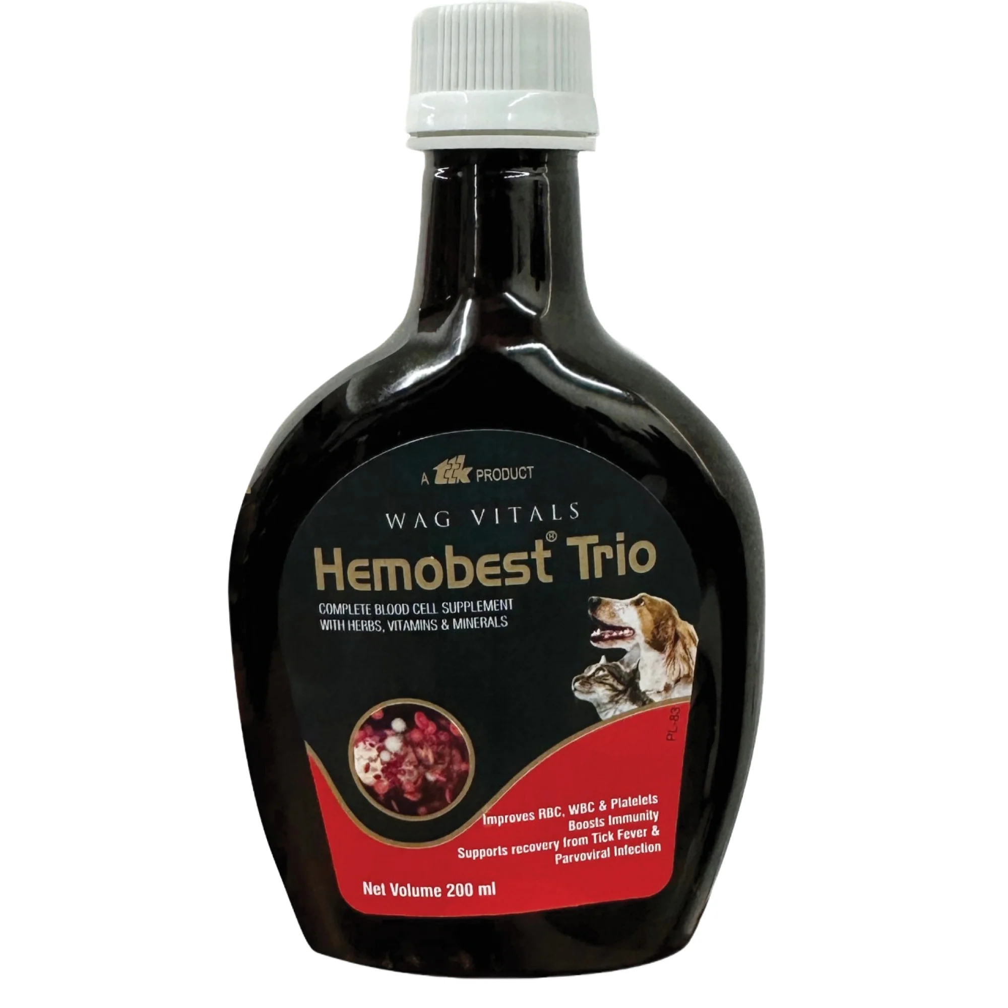 TTK Hemobest Trio for Dogs & Cats (200ml) - Runbopad