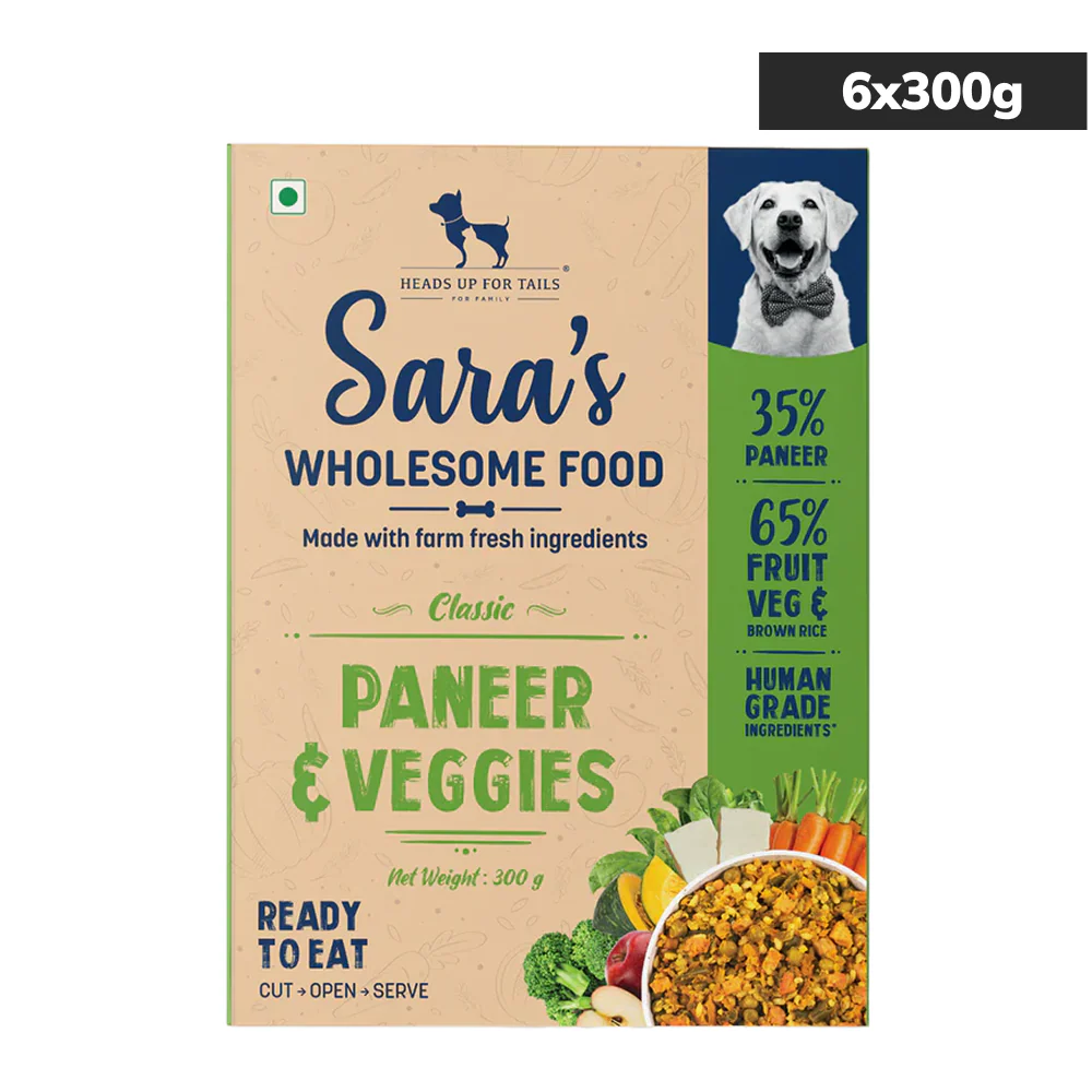HUFT Sara's Wholesome Classic Paneer and Veggies Dog Wet Food - Runbopad