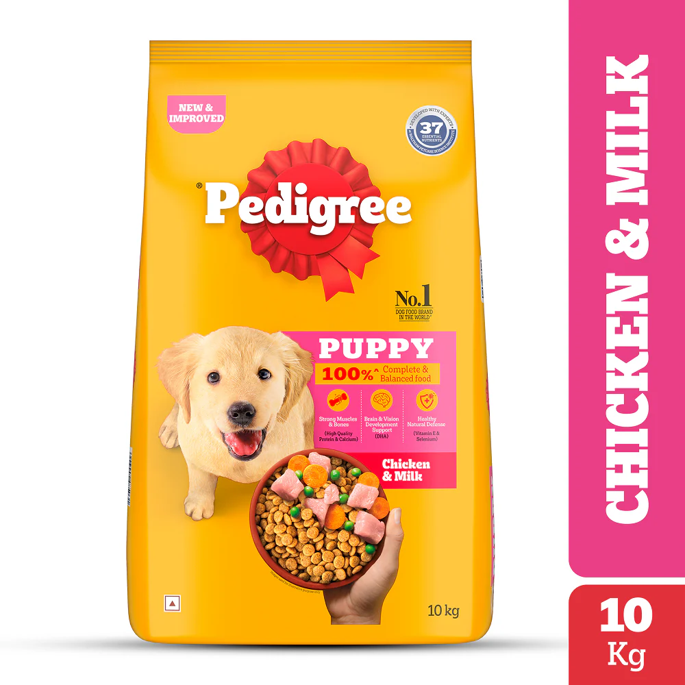 Pedigree Chicken and Milk Puppy Dog Dry Food - Runbopad