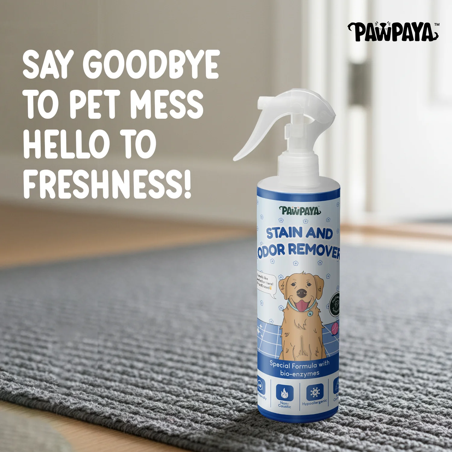 Pawpaya Stain and Odour Remover for Dogs - Runbopad