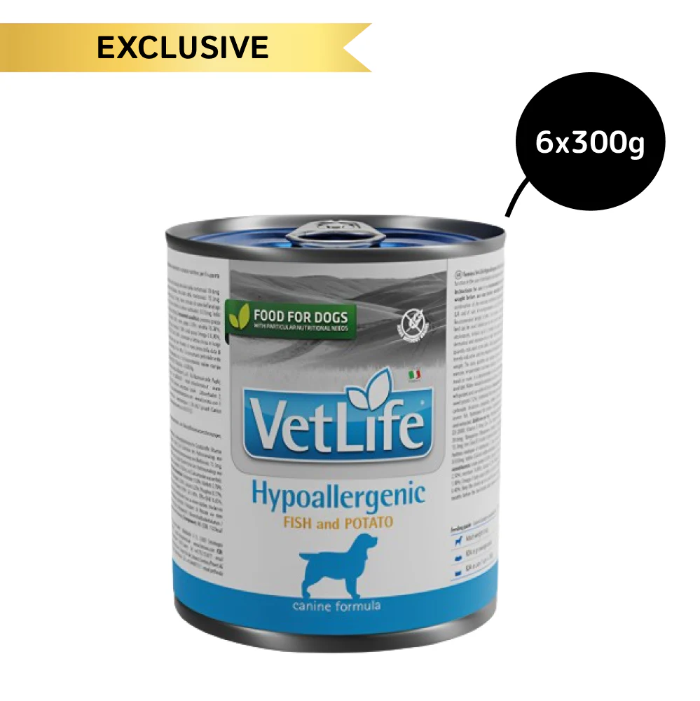 Farmina Vet Life Fish and Potato Hypoallergenic Dog Wet Food - Runbopad