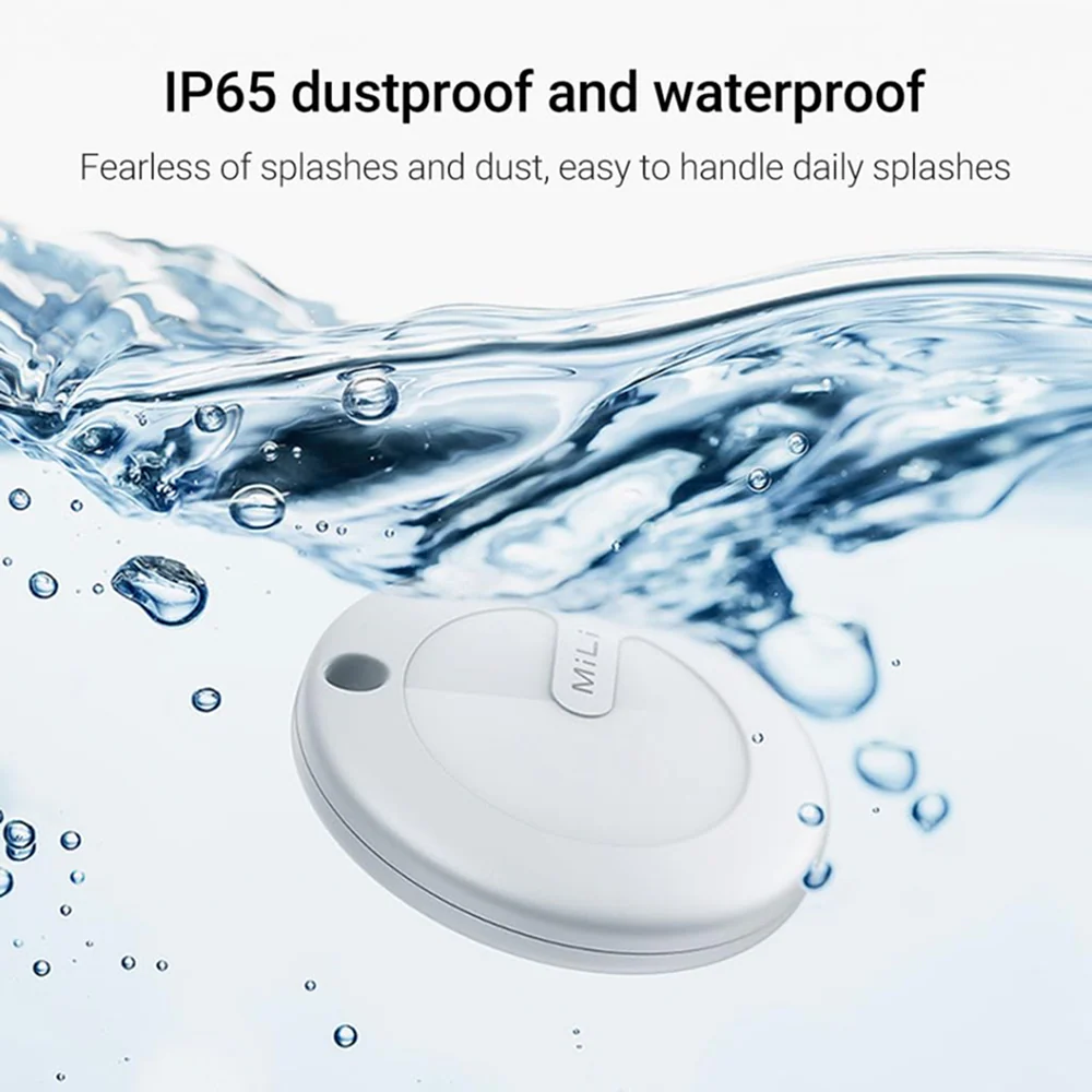 Mitag Anti Loss Device with Keychain Tracker (White) | IOS - Runbopad