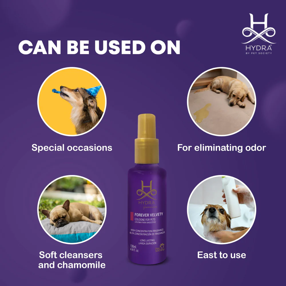 Hydra Groomers Forever Velvety Cologne for Dogs and Cats - Runbopad