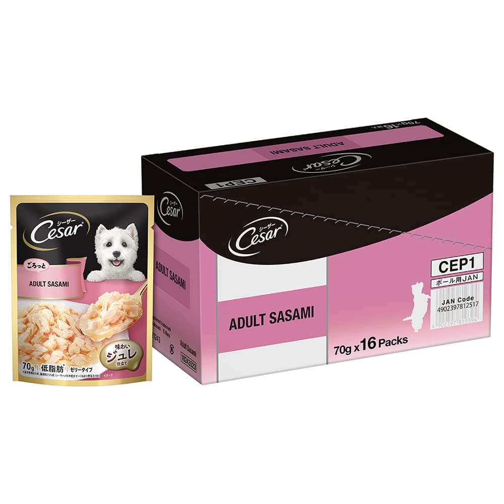 Cesar Adult Sasami Dog Wet Food - Runbopad