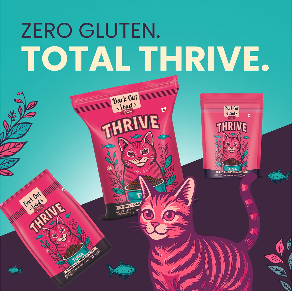 Bark Out Loud Thrive Tuna Flavour Adult Cat Dry Food - Runbopad