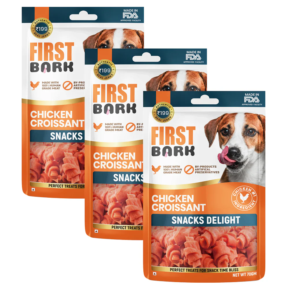 First Bark Chicken Croissant Dog Treat - Runbopad