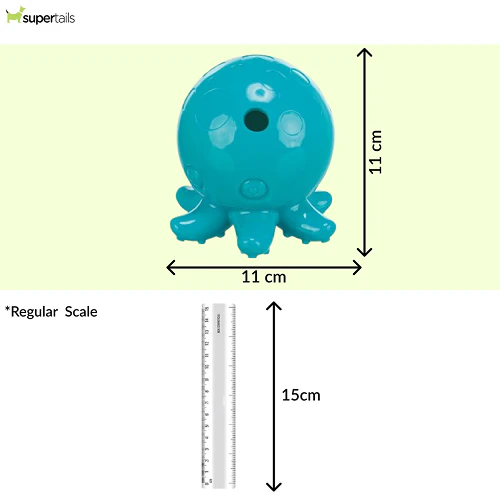 Trixie Snack Octopus Interactive Chew Toy for Dogs (Blue) - Runbopad