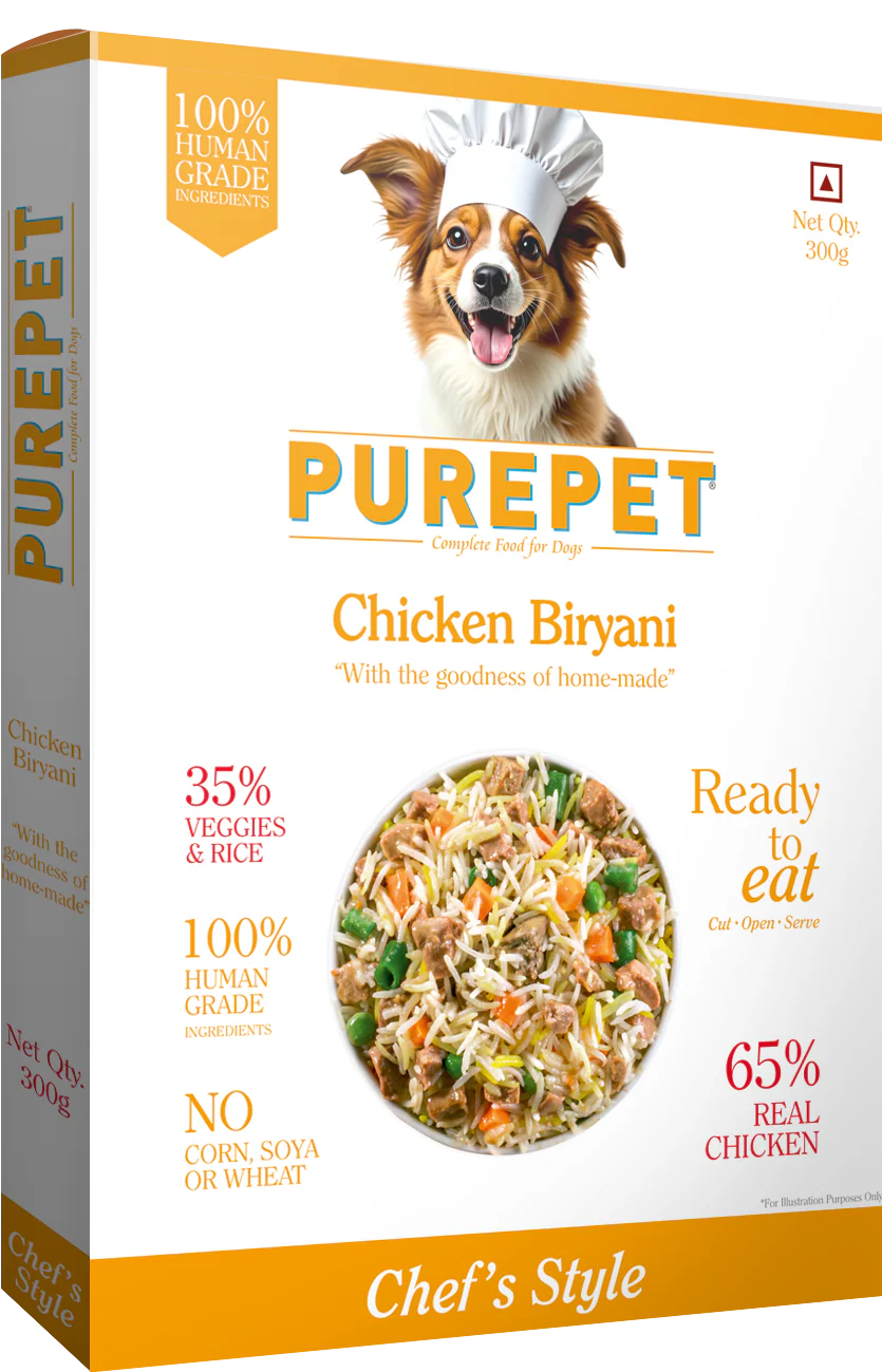 Purepet Chicken Biryani Fresh Food For Dogs - Runbopad