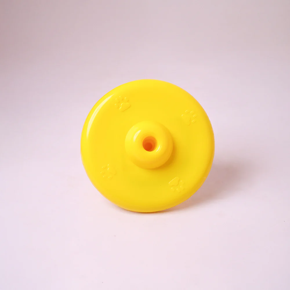 Skatrs Plastic Flyer Frisbee Fetch Toy for Dogs (Yellow) - Runbopad