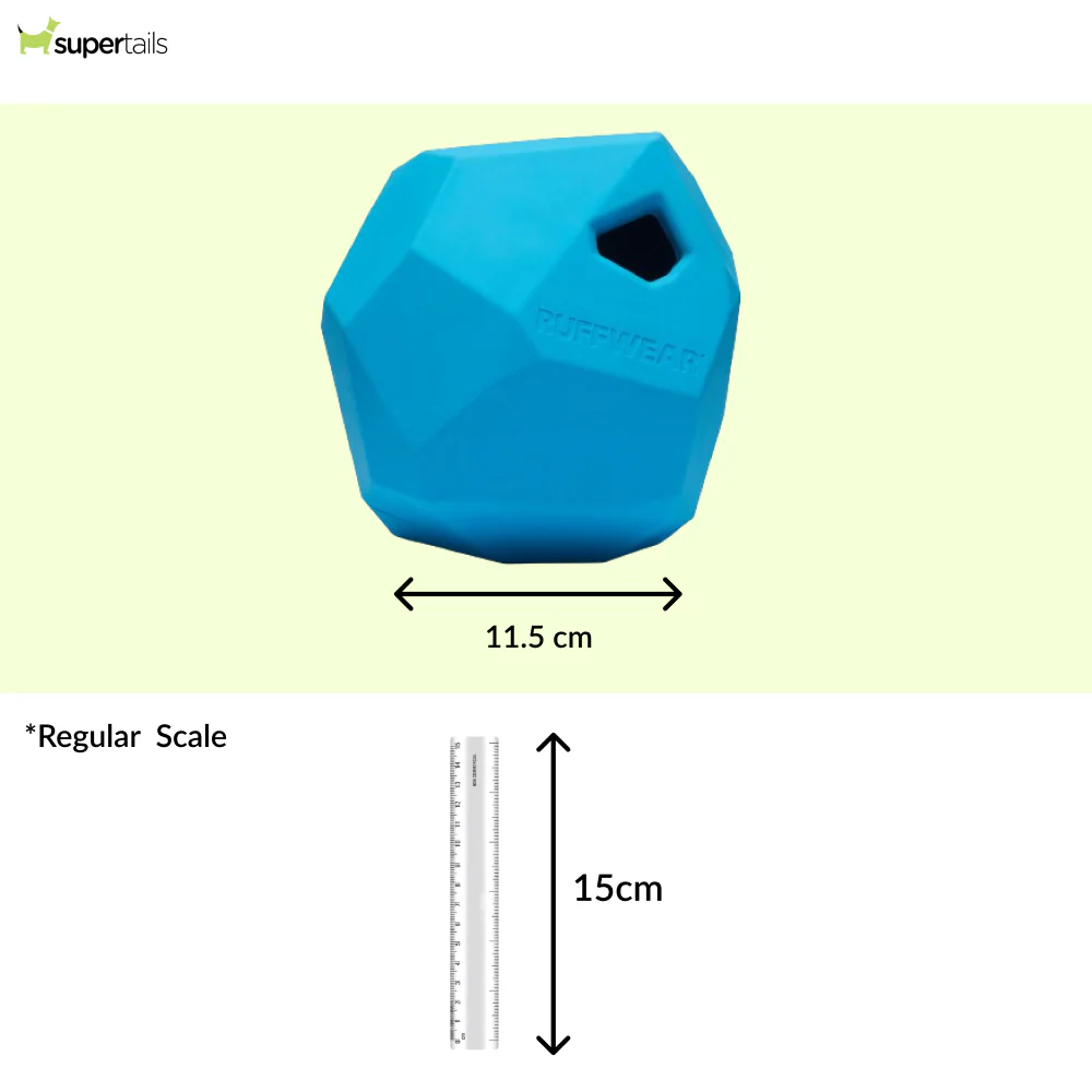 Ruffwear Gnawt a Rock Toy for Dogs (Metolius Blue) - Runbopad
