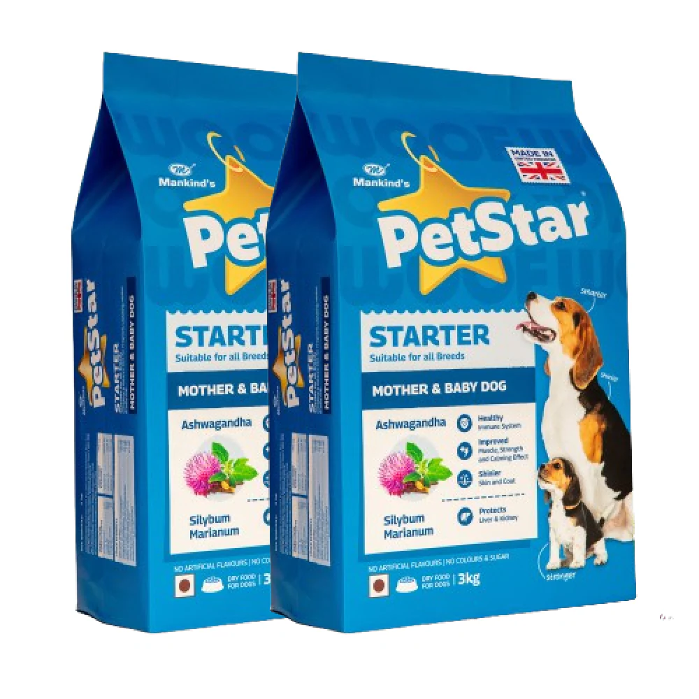 Mankind Petstar Starter Mother & Baby Dog Dry Food - Runbopad