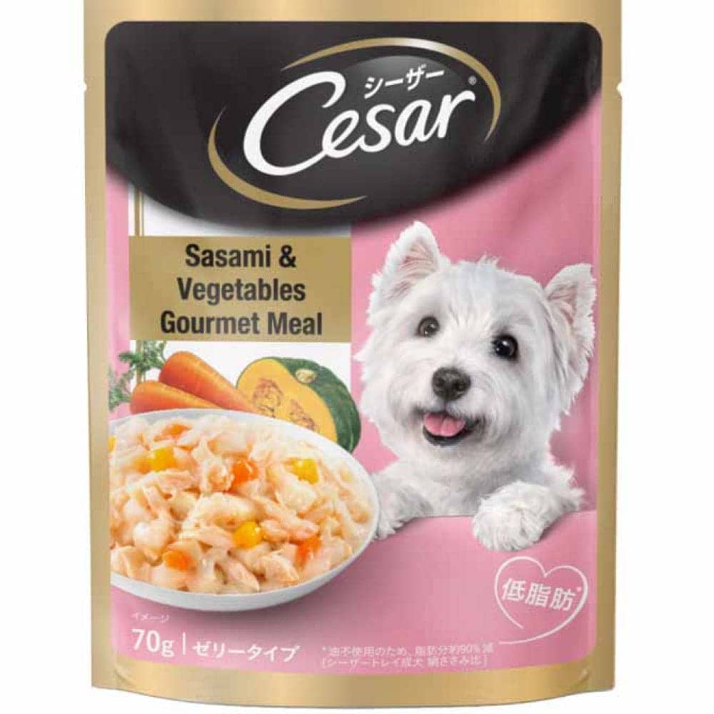 Cesar Sasami & Vegetables Premium Adult Dog Wet Food - Runbopad
