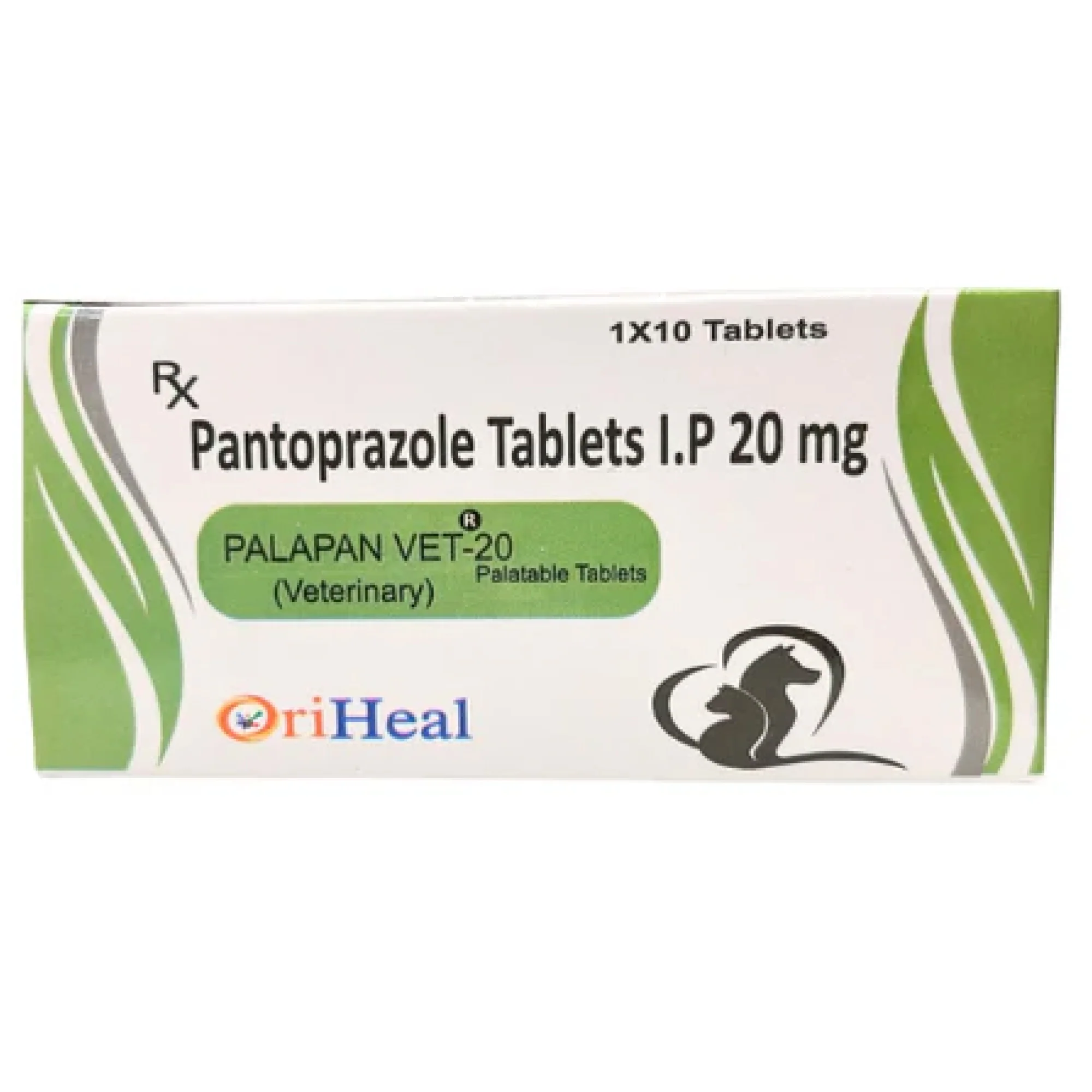 Oriheal Palapan Vet (Pantoprazole) 20mg Tablet for Dogs and Cats - Runbopad
